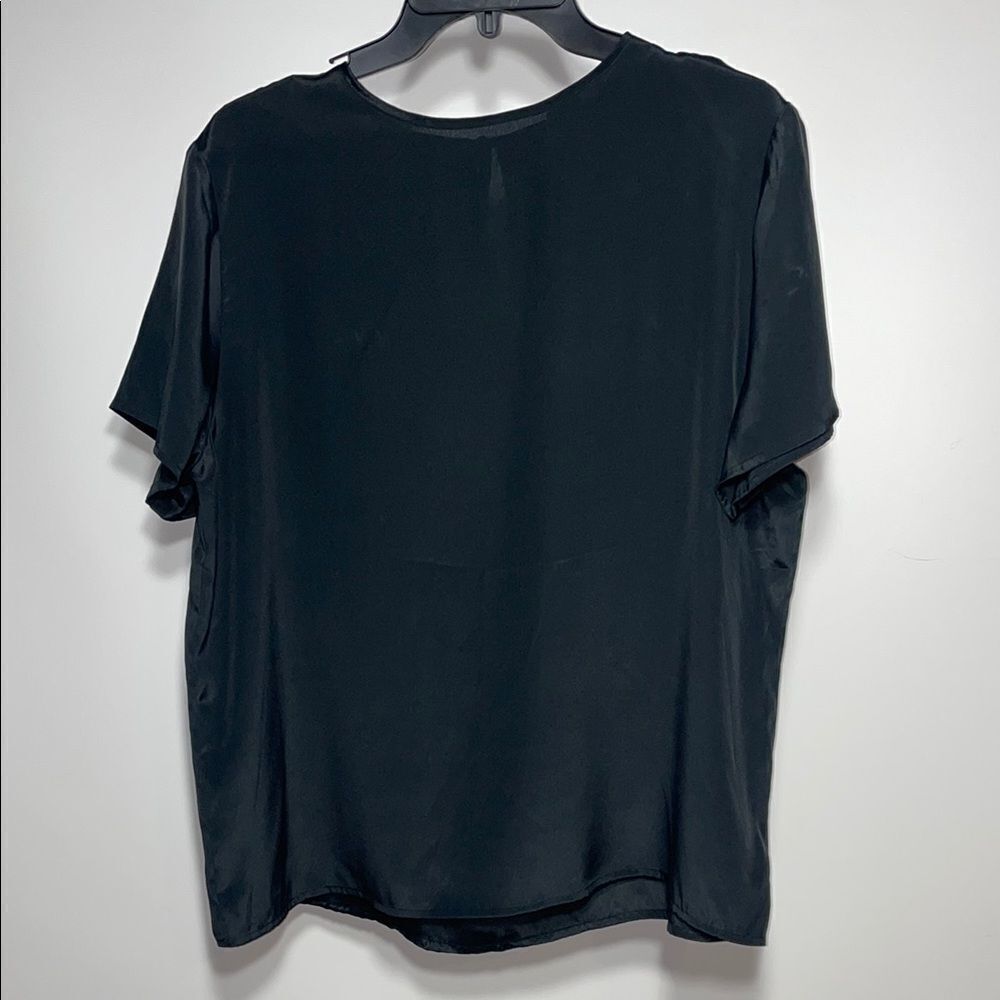 Black Boxy Relaxed Short Sleeve T-Shirt